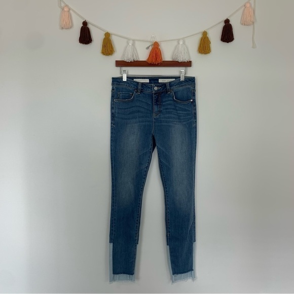 Pilcro and the Letterpress Script Skinny Jeans Medium Wash Size 29 - Picture 2 of 12